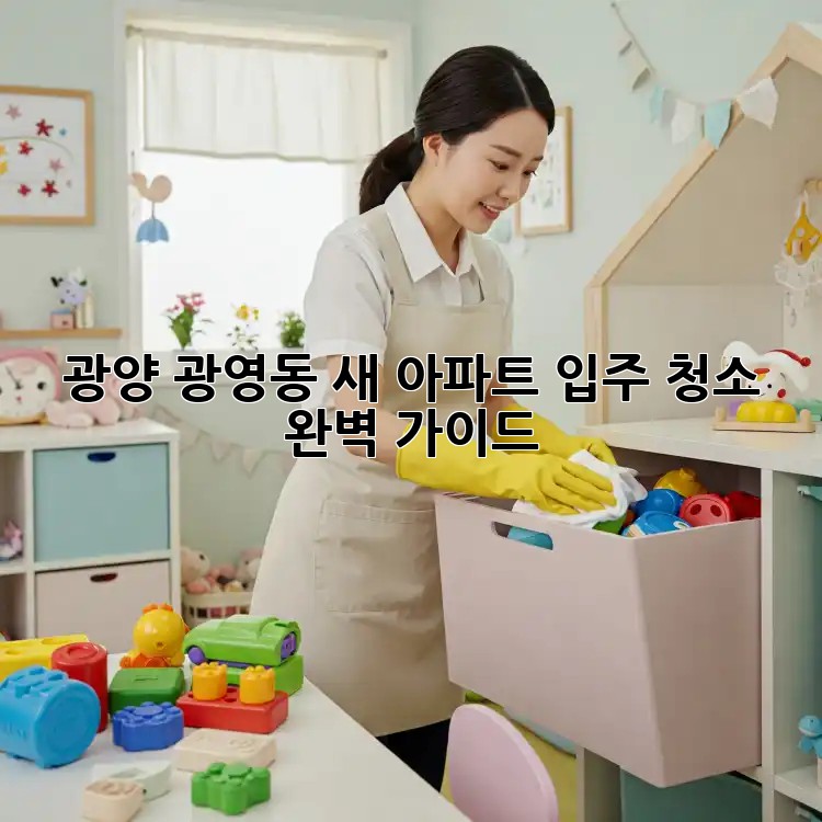 광양 광영동 새 아파트 입주 청소 완벽 가이드