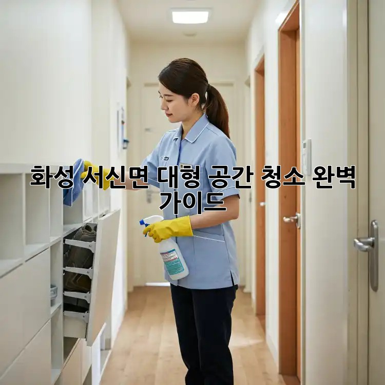 화성 서신면 대형 공간 청소 완벽 가이드