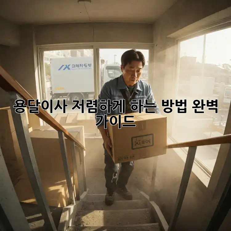 용달이사 저렴하게 하는 방법 완벽 가이드