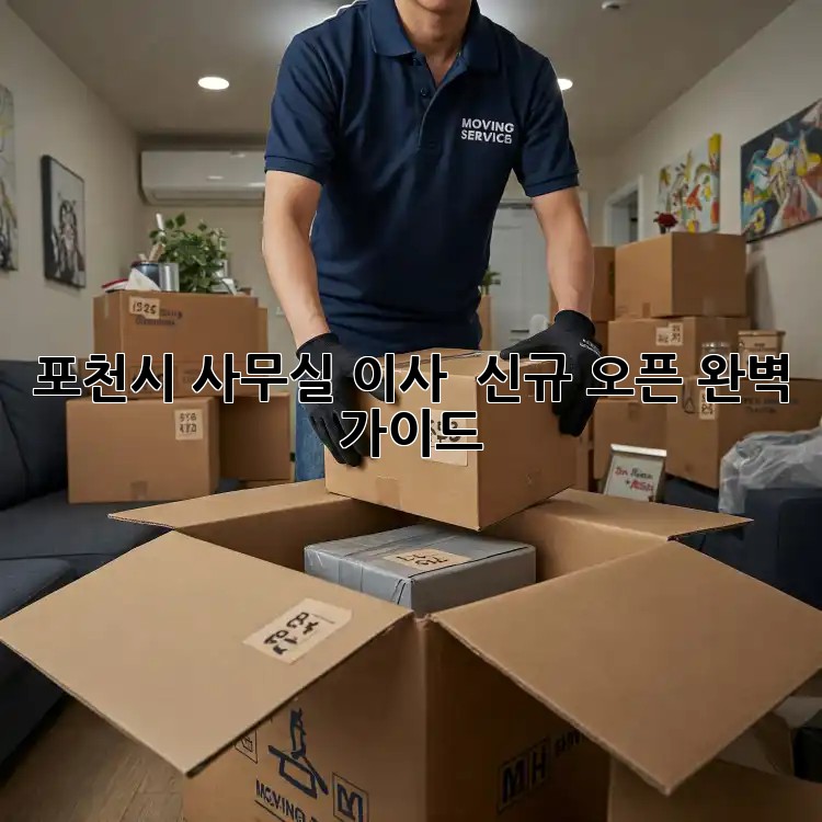 포천시 사무실 이사 & 신규 오픈 완벽 가이드