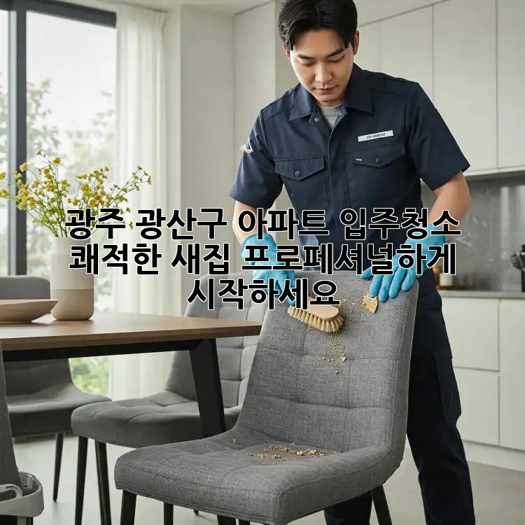 광주 광산구 아파트 입주청소: 쾌적한 새집, 프로페셔널하게 시작하세요! ✨