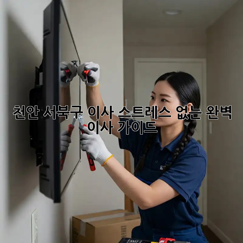 천안 서북구 이사, 스트레스 없는 완벽 이사 가이드!