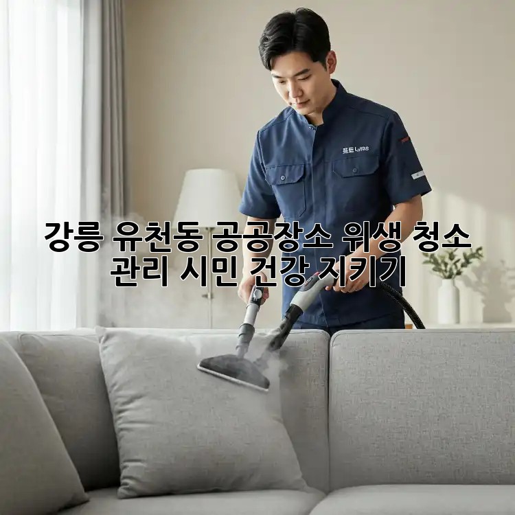 강릉 유천동 공공장소 위생 청소 관리: 시민 건강 지키기