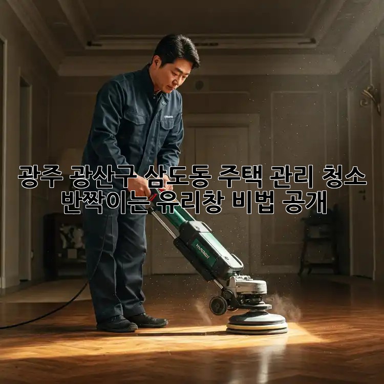 광주 광산구 삼도동🏡 주택 관리 청소, ✨반짝이는 유리창✨ 비법 공개!