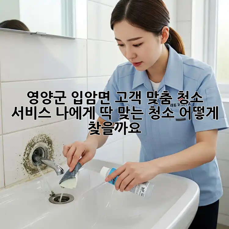 영양군 입암면 고객 맞춤 청소 서비스: 나에게 딱 맞는 청소, 어떻게 찾을까요?