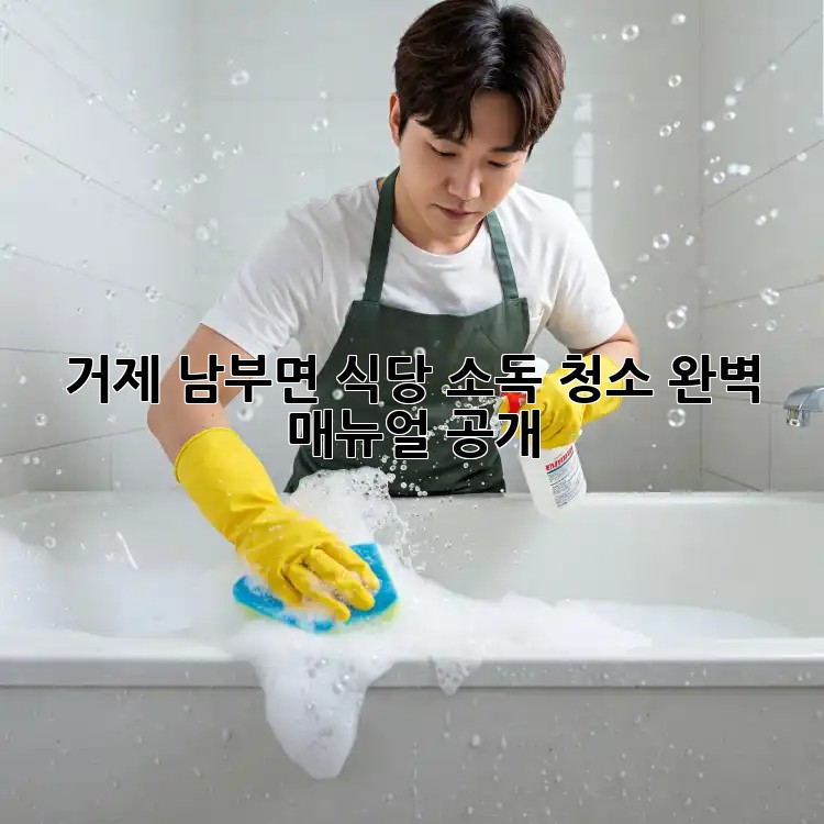 거제 남부면 식당 소독 청소🧹 완벽 매뉴얼 공개!