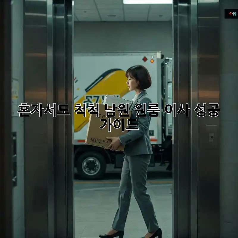 혼자서도 척척! 남원 원룸 이사 성공 가이드