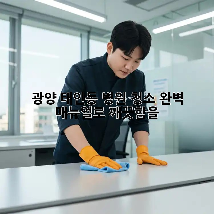 광양 태인동 병원 청소, 완벽 매뉴얼로 깨끗함을!