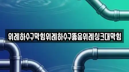 위례하수구막힘위례하수구뚫음위례싱크대막힘