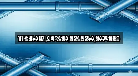가가설비누수탐지,외벽옥상방수,화장실천장누수,하수구막힘뚫음