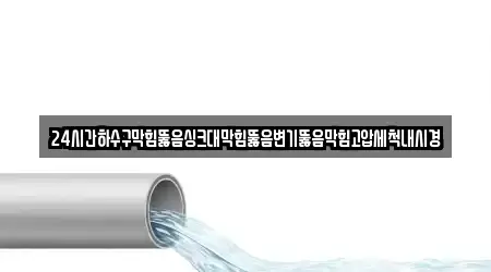 24시간하수구막힘뚫음싱크대막힘뚫음변기뚫음막힘고압세척내시경