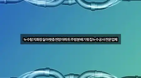 누수탐지화장실아랫층천장아파트주방분배기윗집누수공사전문업체