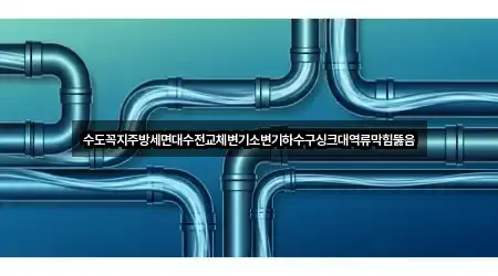 수도꼭지주방세면대수전교체변기소변기하수구싱크대역류막힘뚫음