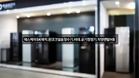 에스케이SK매직.원코크얼음정수기.비데.공기청정기.직영렌탈HB
