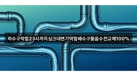 하수구막힘23시까지싱크대변기막힘배수구뚫음수전교체100%