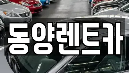 강원 삼척시 사직동 렌트카 전문 동양렌트카