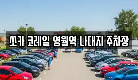 강원 영월군 렌트카 전문 쏘카 코레일 영월역 나대지 주차장