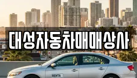 강원 원주시 학성동 중고차 전문 대성자동차매매상사