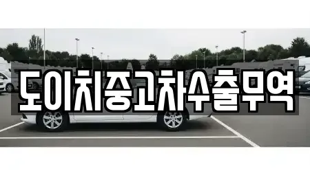 강원 화천군 간동면 중고차 전문 도이치중고차수출무역