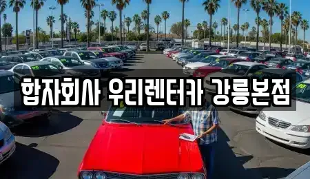 강원특별자치도 강릉시 포남동 렌트카 전문 합자회사 우리렌터카 강릉본점