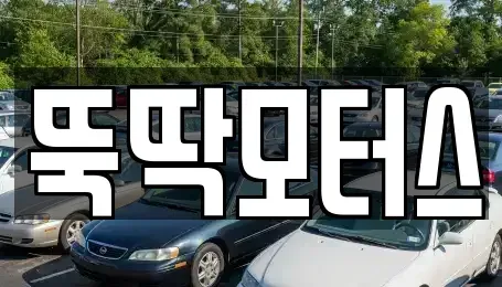 강원특별자치도 동해시 중고차 전문 뚝딱모터스