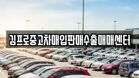 강원특별자치도 동해시 중고차매입 전문 김프로중고차매입판매수출매매센터