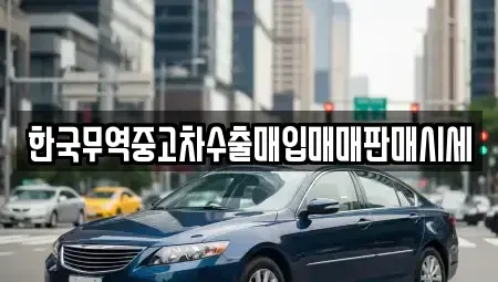 강원특별자치도 영월군 중고차매입 전문 한국무역중고차수출매입매매판매시세