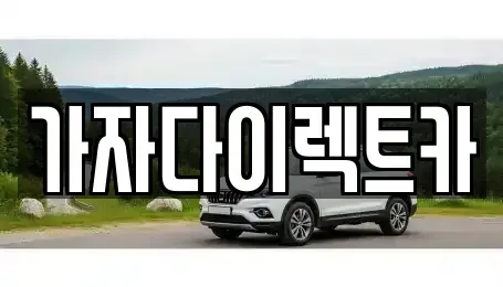 강원특별자치도 원주시 단계동 장기렌트카 전문 가자다이렉트카