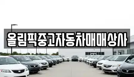 강원특별자치도 원주시 단계동 중고차 전문 올림픽중고자동차매매상사