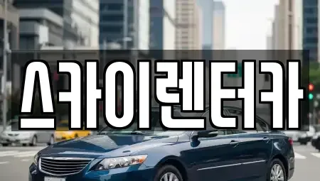 강원특별자치도 춘천시 동면 렌트카 전문 스카이렌터카