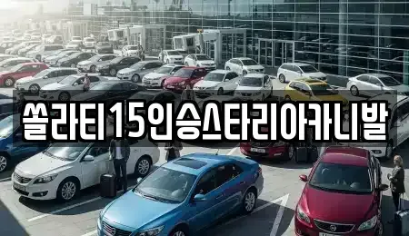 강원특별자치도 춘천시 동면 렌트카 전문 쏠라티15인승스타리아카니발