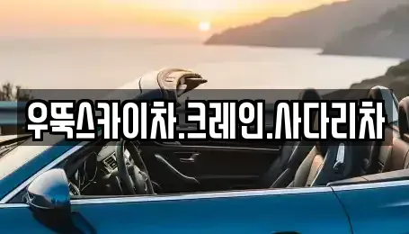 강원특별자치도 춘천시 동면 중고차매입 전문 우뚝스카이차.크레인.사다리차