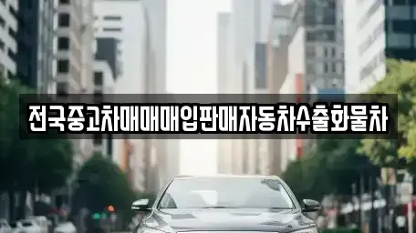 강원특별자치도 춘천시 동면 중고차매입 전문 전국중고차매매매입판매자동차수출화물차