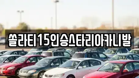 강원특별자치도 화천군 렌트카 전문 쏠라티15인승스타리아카니발