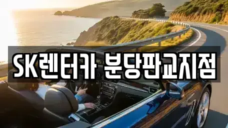 경기 성남시 수정구 금토동 장기렌트카 전문 SK렌터카 분당판교지점