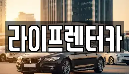 경기 시흥시 은행동 렌트카 전문 라이프렌터카