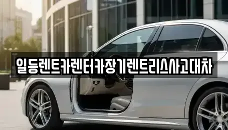 경기 안산시 단원구 화정동 장기렌트카 전문 일등렌트카렌터카장기렌트리스사고대차