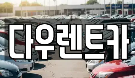 경기 여주시 강천면 렌트카 전문 다우렌트카