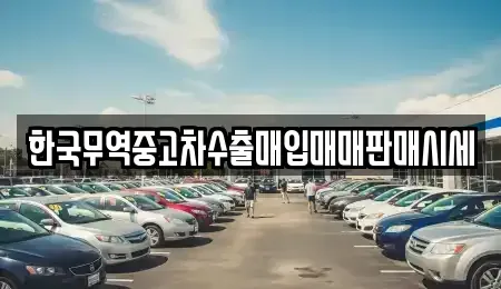 경기 여주시 상동 중고차 전문 한국무역중고차수출매입매매판매시세