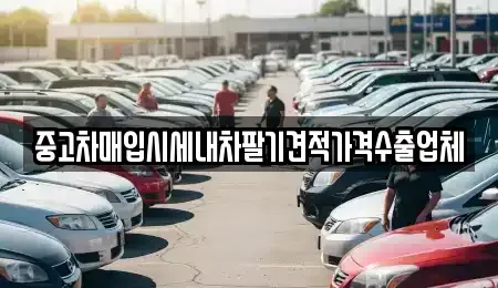 경기 여주시 홍문동 중고차매입 전문 중고차매입시세내차팔기견적가격수출업체