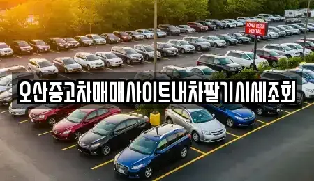 경기 오산시 서랑동 중고차매매 전문 오산중고차매매사이트내차팔기시세조회