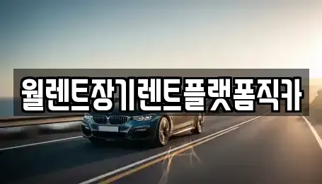 경기 오산시 오산동 장기렌트카 전문 월렌트장기렌트플랫폼직카