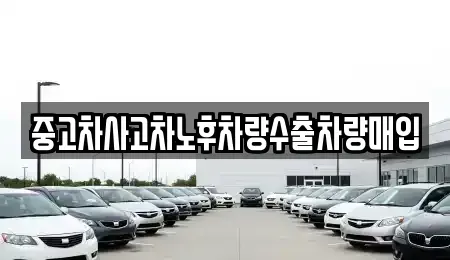 경기 오산시 오산동 중고차매입 전문 중고차사고차노후차량수출차량매입