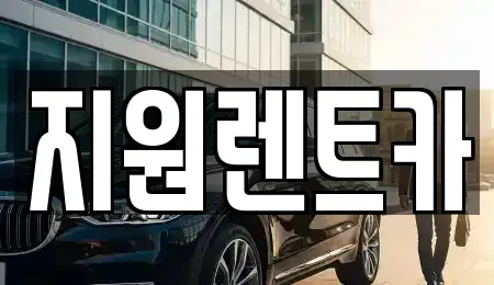 경기 용인시 수지구 렌트카 전문 지원렌트카