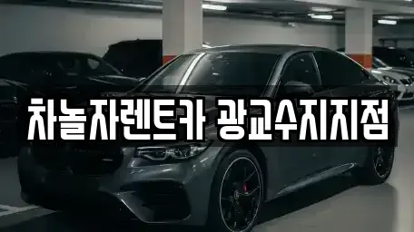 경기 용인시 수지구 렌트카 전문 차놀자렌트카 광교수지지점