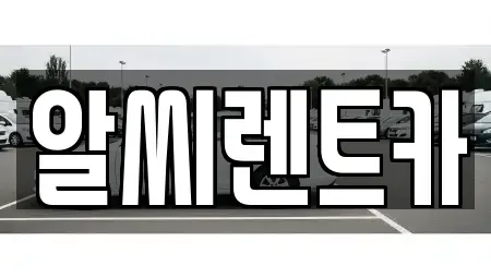 경기 의정부시 용현동 장기렌트카 전문 알씨렌트카