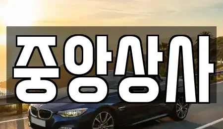 경기 의정부시 용현동 중고차 전문 중앙상사