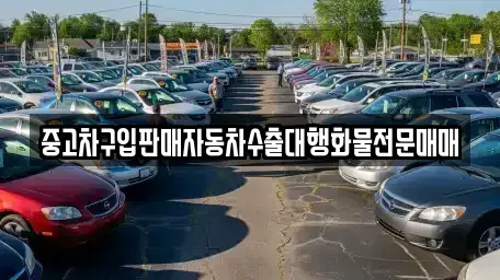 경기 이천시 송정동 중고차매매 전문 중고차구입판매자동차수출대행화물전문매매