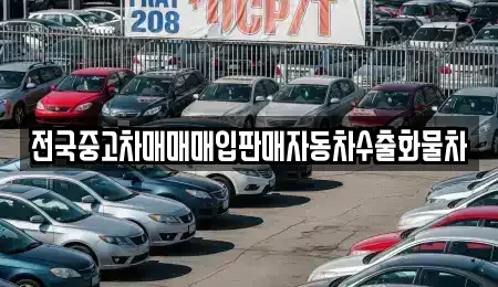 경기 파주시 광탄면 중고차 전문 전국중고차매매매입판매자동차수출화물차