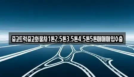 경기 하남시 풍산동 중고차 전문 중고트럭중고화물차1톤2.5톤3.5톤4.5톤5톤매매매입수출